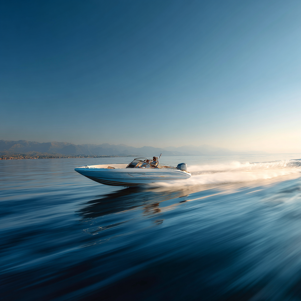 Лодка на глиссе: устойчивый ход и ровная струя