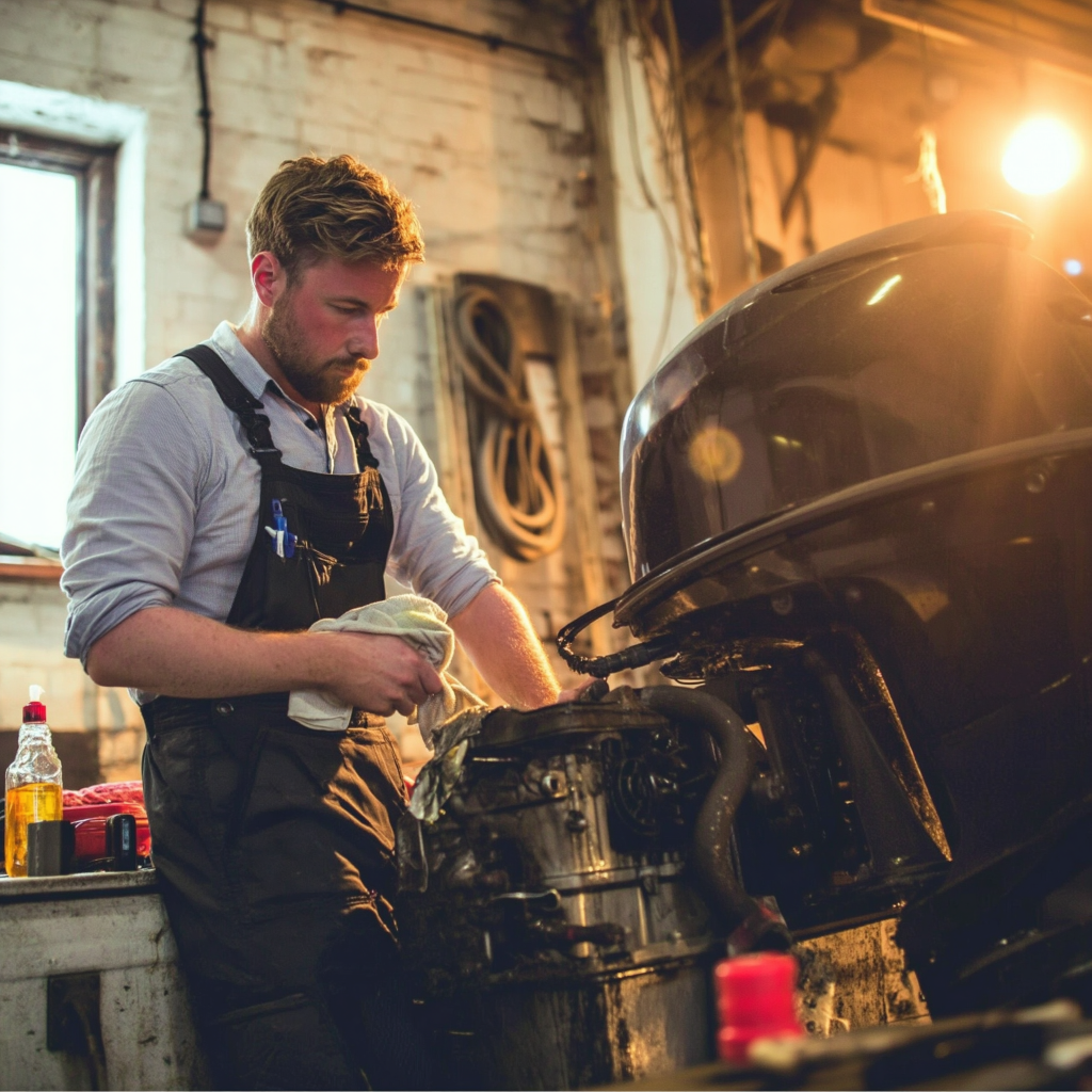 Консервация лодочного мотора на зиму